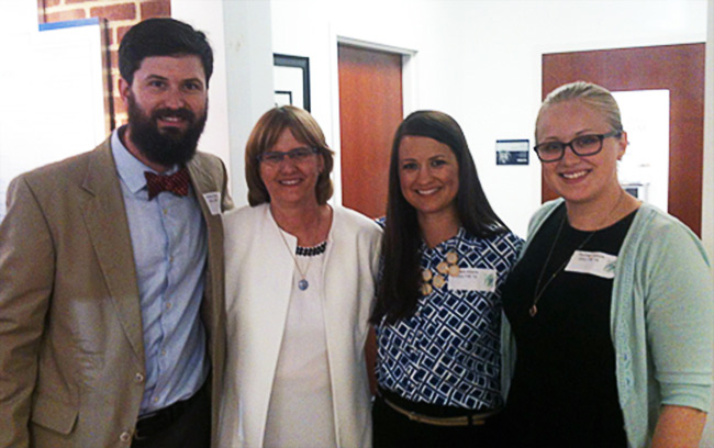 Dr. Finley-Croswhite with the 2014 class of TIR Social Studies Teachers.